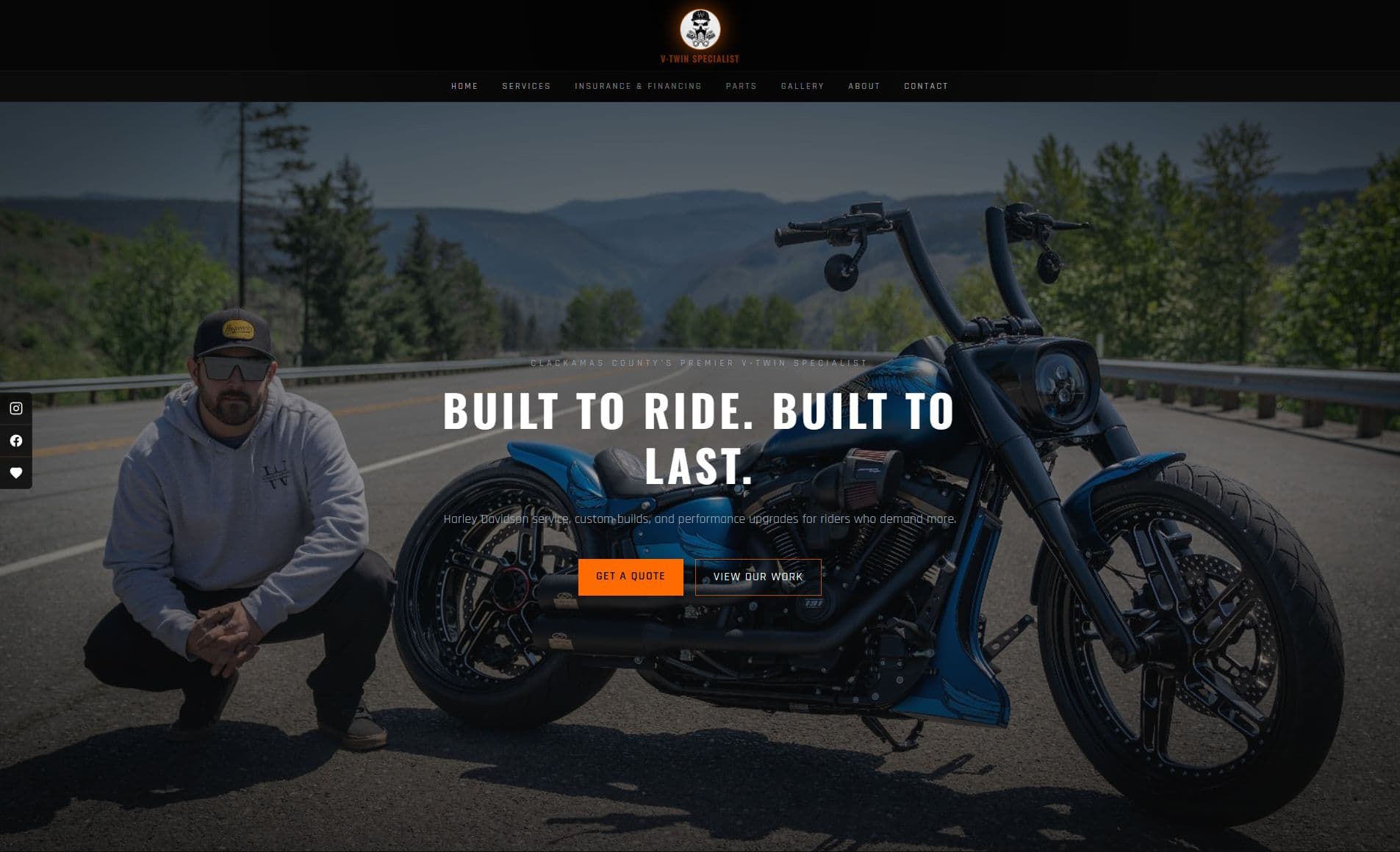 Ward Customs homepage
