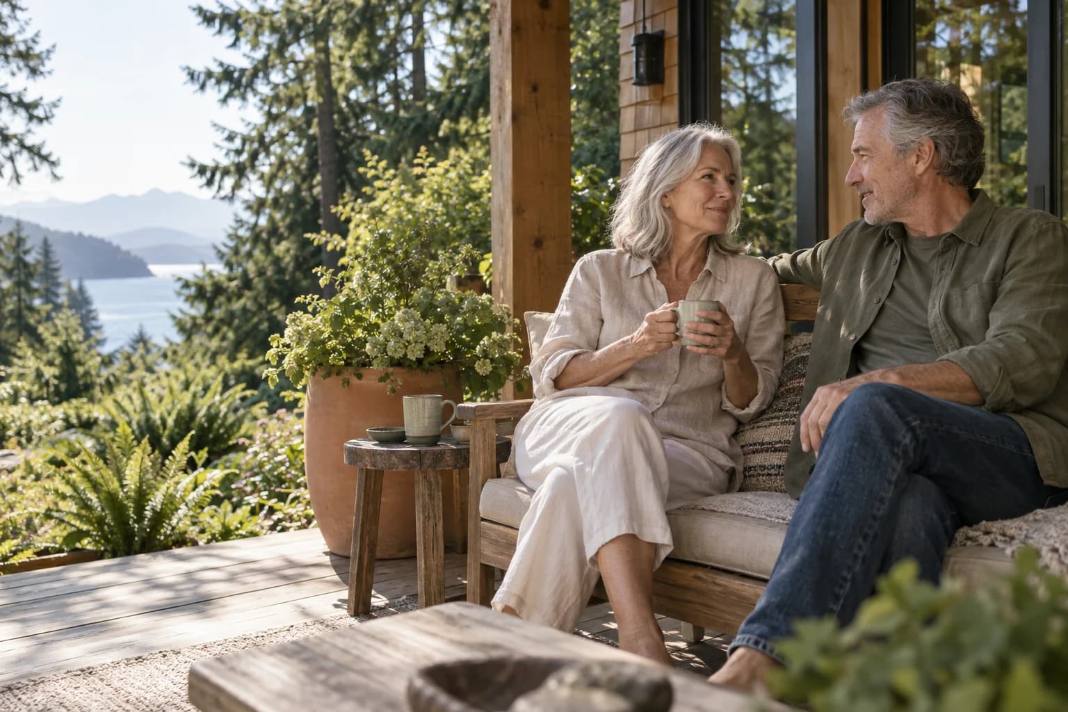 Illustrative lifestyle photography in the Alder Medicare website